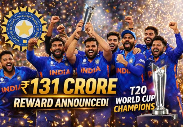 India T20 World Cup Champions 131 Crore Reward BCCI Announcement